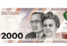 Billete de 2000 pesos