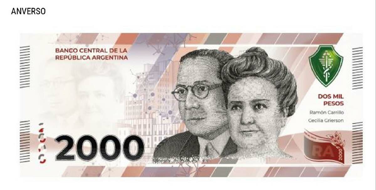 Billete de 2000 pesos